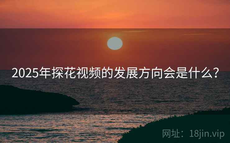 2025年探花视频的发展方向会是什么？