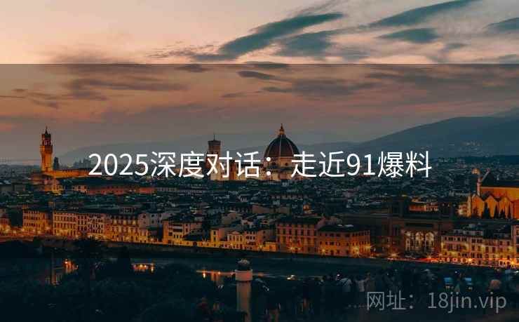 2025深度对话：走近91爆料