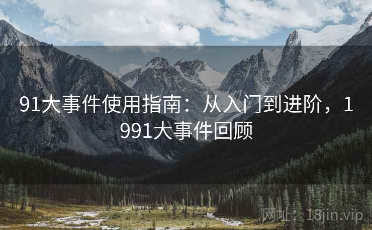 91大事件使用指南：从入门到进阶，1991大事件回顾
