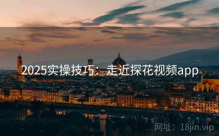 2025实操技巧：走近探花视频app