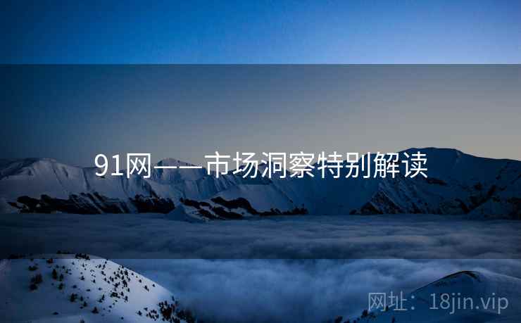 91网——市场洞察特别解读